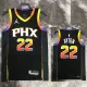 2022-23 SUNS AYTON #22 Black Top Quality Hot Pressing NBA Jersey (Trapeze Edition)
