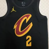2022-23 Cleveland Cavaliers IRVING #2 Black Top Quality Hot Pressing NBA Jersey (Trapeze Edition)
