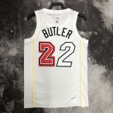2022-23 HEAT BUTLER #22 White City Edition Top Quality Hot Pressing NBA Jersey
