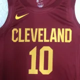 2022-23 Cleveland Cavaliers CARLAND #10 Red Top Quality Hot Pressing NBA Jersey