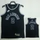 2022-23 SA Spurs LEONARD #2 Black Top Quality Hot Pressing NBA Jersey (Retro Logo)