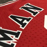 1998 BULLS RODMAN #91 Red Retro Top Quality Hot Pressing NBA Jersey