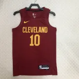2022-23 Cleveland Cavaliers CARLAND #10 Red Top Quality Hot Pressing NBA Jersey