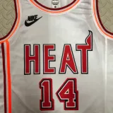 2022-23 Heat HERRO #14 White Top Quality Hot Pressing NBA Jersey (Retro Logo)