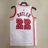 2022-23 Heat BUTLER #22 White Top Quality Hot Pressing NBA Jersey (Retro Logo)