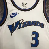 2022-23 Wizards BEAL #3 White Top Quality Hot Pressing NBA Jersey (Retro Logo)