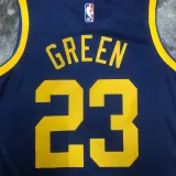 2022-23 WARRIORS GREEN #23 Royal blue Top Quality Hot Pressing NBA Jersey (Trapeze Edition)