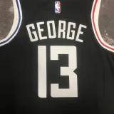 2022-23 Clippers GEORGE #13 Black City Edition Top Quality Hot Pressing NBA Jersey