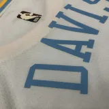 2022-23 LAKERS DAVIS #3 White Top Quality Hot Pressing NBA Jersey (Retro Logo)