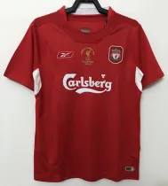 2004-2005 LIV Home Retro Soccer Jersey (前带字)