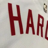 2022-23 Nets HARDEN #13 White Top Quality Hot Pressing NBA Jersey (Retro Logo)
