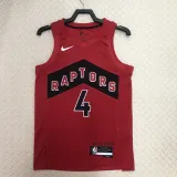 2022-23 Raptors BARNES #4 Red Top Quality Hot Pressing NBA Jersey
