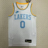 2022-23 LAKERS WESTBROOK #0 White Top Quality Hot Pressing NBA Jersey (Retro Logo)