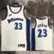 2022-23 Wizards JORDAN #23 White Top Quality Hot Pressing NBA Jersey (Retro Logo)