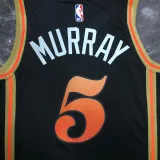 2022-23 HAWKS MURRAY #5 Black City Edition Top Quality Hot Pressing NBA Jersey