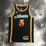 2022-23 HAWKS MURRAY #5 Black City Edition Top Quality Hot Pressing NBA Jersey