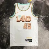 2022-23 Cleveland Cavaliers MITCHELL #45 White City Edition Top Quality Hot Pressing NBA Jersey