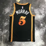 2022-23 HAWKS MURRAY #5 Black City Edition Top Quality Hot Pressing NBA Jersey