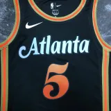 2022-23 HAWKS MURRAY #5 Black City Edition Top Quality Hot Pressing NBA Jersey