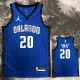 2022-23 Magic FULTZ #20 Royal blue Top Quality Hot Pressing NBA Jersey (Trapeze Edition)