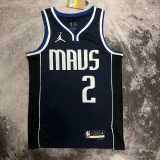 2022-23 Dallas Mavericks IRVING #2 Black Top Quality Hot Pressing NBA Jersey (Trapeze Edition)