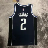 2022-23 Dallas Mavericks IRVING #2 Black Top Quality Hot Pressing NBA Jersey (Trapeze Edition)