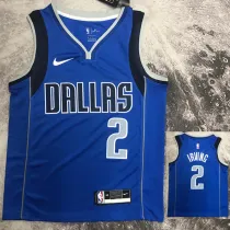 Dallas Mavericks IRVING #2 Blue Away Top Quality Hot Pressing NBA Jersey