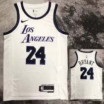 2022-23 LAKERS BRYANT #24 White City Edition Top Quality Hot Pressing NBA Jersey
