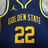 2022-23 WARRIORS WIGGINS #22 Dark blue Top Quality Hot Pressing NBA Jersey (Trapeze Edition)