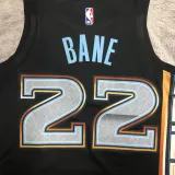 2022-23 Grizzlies BANE #22 Black City Edition Top Quality Hot Pressing NBA Jersey