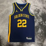 2022-23 WARRIORS WIGGINS #22 Dark blue Top Quality Hot Pressing NBA Jersey (Trapeze Edition)