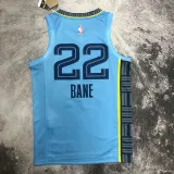 2022-23 Grizzlies BANE #22 Blue Top Quality Hot Pressing NBA Jersey (Trapeze Edition)