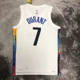 2022-23 NETS DURANT #7 White City Edition Top Quality Hot Pressing NBA Jersey