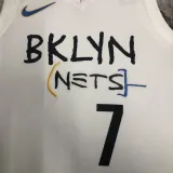 2022-23 NETS DURANT #7 White City Edition Top Quality Hot Pressing NBA Jersey