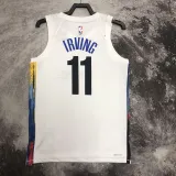 2022-23 NETS IRVING #11 White City Edition Top Quality Hot Pressing NBA Jersey