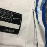 2022-23 NETS IRVING #11 White City Edition Top Quality Hot Pressing NBA Jersey