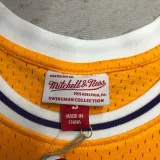 1997 LAKERS BRYANT #8 Yellow Retro Top Quality Hot Pressing NBA Jersey(圆领)