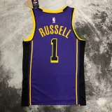 2022-23 LAKERS RUSSELL #1 Purple Top Quality Hot Pressing NBA Jersey (Trapeze Edition)