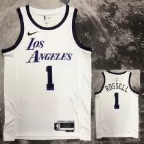 2022-23 LAKERS RUSSELL #1 White City Edition Top Quality Hot Pressing NBA Jersey
