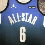 2023 ALL STAR JAMES #6 Blue Top Quality Hot Pressing NBA Jersey (全明星)