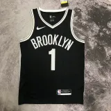 NETS BRIDGES #1 Black Top Quality Hot Pressing NBA Jersey (V领)