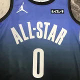 2023 ALL STAR HALIBURTON #0 Blue Top Quality Hot Pressing NBA Jersey (全明星)