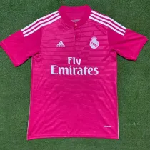 2014-2015 RMA Away Pink Retro Soccer Jersey