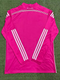 2014-2015 RMA Away Pink Long Sleeve Retro Soccer Jersey (长袖)