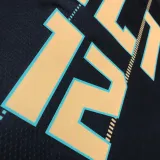 2022-23 HORNETS OUBRE JR. #12 Black City Edition Top Quality Hot Pressing NBA Jersey