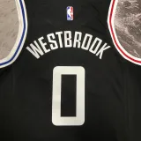 2022-23 Clippers WESTBROOK #0 Black City Edition Top Quality Hot Pressing NBA Jersey