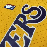 2000 LAKERS O‘NEAL #34 Yellow Retro Top Quality Hot Pressing NBA Jersey(V领)