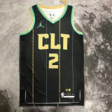 2022-23 HORNETS BALL #2 Black City Edition Top Quality Hot Pressing NBA Jersey