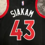 2022-23 RAPTORS SIAKAM #43 Black red Top Quality Hot Pressing NBA Jersey (Trapeze Edition)