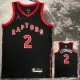 2022-23 RAPTORS LEONARD #2 Black red Top Quality Hot Pressing NBA Jersey (Trapeze Edition)